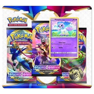 Pokemon TCG: Sword & Shield - Three-Booster Blister - SPANISH
