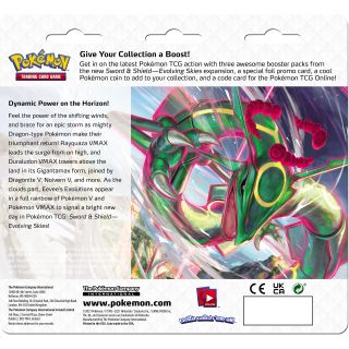 Pokémon TCG: Sword & Shield 7 -EVOLVING SKIES 3-booster blister