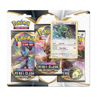 Pokémon TCG: Sword & Shield 2 - Rebel Clash  Three-Booster Blister INGLES