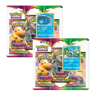 Pokémon TCG: Sword & Shield 4 Vivid Voltage Three-Booster Blister - ENGLISH