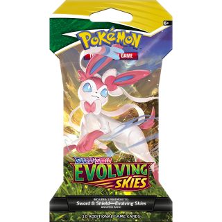 Pokémon TCG: Sword & Shield 7 -EVOLVING SKIES Sleeved Booster