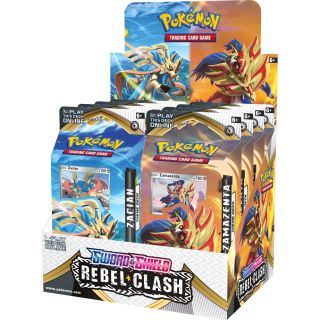 Pokemon TCG: Sword & Shield 2 'REBEL CLASH' Theme Deck Display 12ct.  - ENGLISH