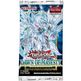Yu-Gi-Oh! TCG: "Dawn of Majesty" loose booster pack - ENGLISH ** Special Offer **