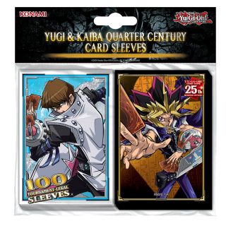 Yu-Gi-Oh! TCG: Yugi & Kaiba Quarter Century Card Sleeves Pack 100ct.