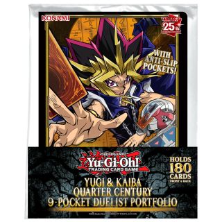 Yu-Gi-Oh! TCG: Yugi & Kaiba Quarter Century 9-Pocket Duelist Portfolio