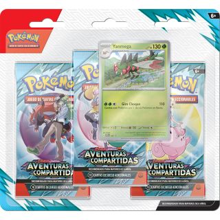 Pokémon TCG: Scarlet & Violet 9 - "Journey Together" 3-Booster Blister Master Case 24ct. - SPANISH