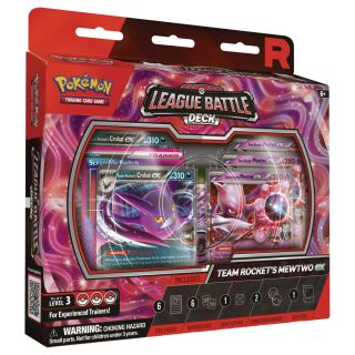 Pokémon TCG: Team Rocket’s Mewtwo ex League Battle Deck Master Case 6ct. - SPANISH