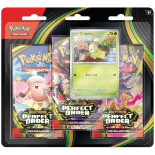 Pokémon TCG: Mega Evolution 3 - "Perfect Order" 3-Booster Blister Master Case 24ct. - SPANISH