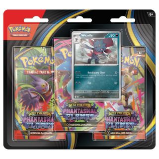 Pokémon TCG: Mega Evolution 2 - "Phantasmal Flames" 3-Booster Blister Master Case 24ct. - ENGLISH