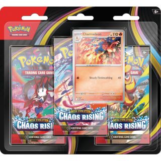 Pokémon TCG: Mega Evolution 4 - "Chaos Rising" 3-Booster Blister Master Case 24ct. - ENGLISH