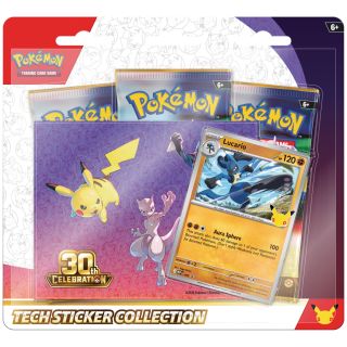 Pokémon TCG: 30th Celebration Tech Sticker Collection Master Case 12ct. - ENGLISH