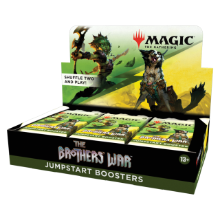 Magic the Gathering: "The Brothers' War" Jumpstart booster pack display 18ct. - ENGLISH **NET PRICE** ** Special Offer **