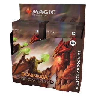 Magic the Gathering: "Dominaria Remastered" Collector Booster Display 12ct. - ENGLISH **NET PRICE** ** Special Offer **