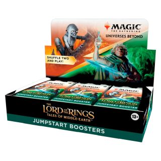 Magic the Gathering: "The Lord of the Rings: Tales of Middle-earth?" Jumpstart Booster Display 18ct. - ENGLISH **NET PRICE** ** Special Offer **