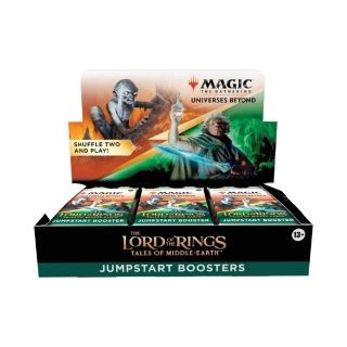 Magic LOTR Holiday Jumpstart Booster Display