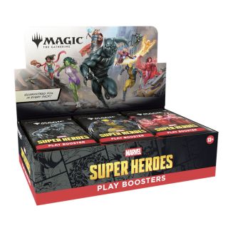 Magic the Gathering: "Marvel Super Heroes" Play Booster Master Case 180ct. - ENGLISH