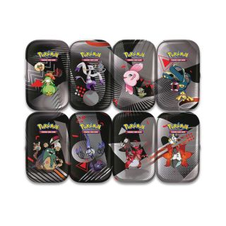 Pokémon TCG: Scarlet & Violet 10.5 - "Black Bolt & White Flare" Mini Tin Display 8ct. -  ENGLISH