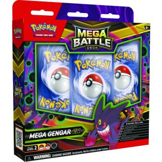 Pokémon TCG: Mega Battle Deck—Mega Gengar ex / Mega Diancie ex Master Case 6ct. - ENGLISH