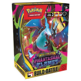 Pokémon TCG: Mega Evolution 2 - "Phantasmal Flames" Build & Battle Box Display 10ct - ENGLISH