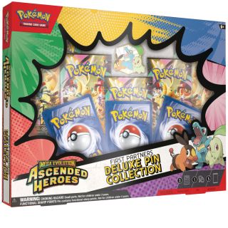 Pokémon TCG: Mega Evolution 2.5 - "Ascended Heroes" First Partners Deluxe Pin Collection Master Case 6ct. - SPANISH