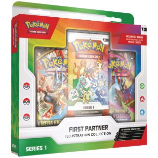Pokémon TCG: First Partner Illustration Collection - Series 1 Master Case 6ct. - SPANISH