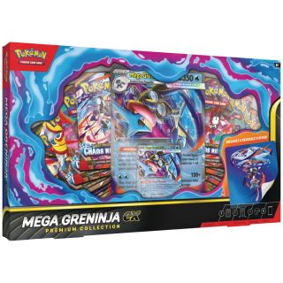 Pokémon TCG: Mega Greninja ex Premium Collection Master Case 6ct. - SPANISH