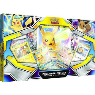 Pokémon TCG: Pikachu-GX & Eevee-GX Special Collection Master Case 6ct. - SPANISH