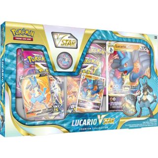 Pokémon TCG:  Lucario VSTAR Premium Collection MASTER CASE 6ct. - SPANISH