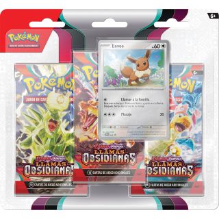 Pokémon TCG: Scarlet & Violet 3 - "Obsidian Flames" 3-Booster Blister Master Case 24ct. - SPANISH