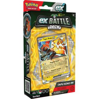 Pokémon TCG: Tapu Koko ex / Iron Leaves ex Battle Deck Master Case (4 displays / 24 boxes) - SPANISH