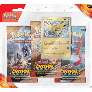 Pokémon TCG: Scarlet & Violet 8 - "Surging Sparks" 3-Booster Blister Master Case 24ct. - SPANISH