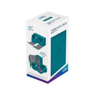 Ultimate Guard Twin Flip´n´Tray Deck Case 200+ Standard Size XenoSkin Petrol Blue (UGD010472CN)