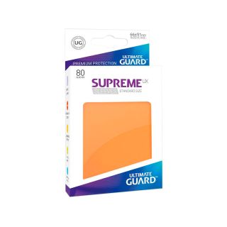 Ultimate Guard Supreme UX Sleeves Standard Size Orange (80) (UGD010545CN) 