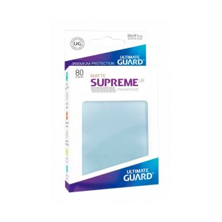 Ultimate Guard Supreme UX Sleeves Standard Size Matte Transparent (80) (UGD010552CN)