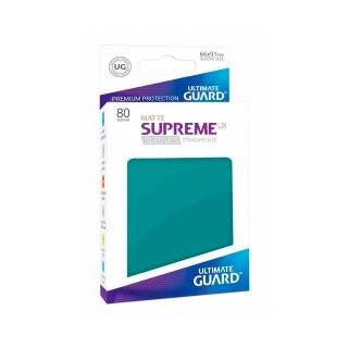 Ultimate Guard Supreme UX Sleeves Standard Size Matte Petrol Blue (80) (UGD010555CN)