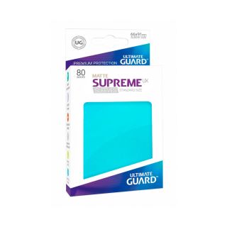 Ultimate Guard Supreme UX Sleeves Standard Size Matte Aquamarine (80)(50/case)