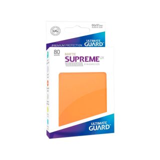 Ultimate Guard Supreme UX Sleeves Standard Size Matte Orange (80) (UGD010564CN)
