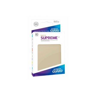 Ultimate Guard Supreme UX Sleeves Standard Size Matte Sand (80 ct.) (UGD010566CN) 