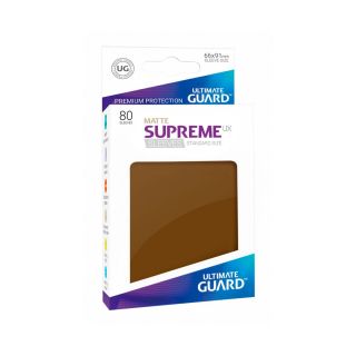 Ultimate Guard Supreme UX Sleeves Standard Size Matte Brown (80) (UGD010567CN) 