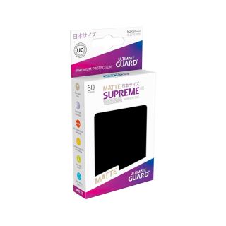 Ultimate Guard Supreme UX Sleeves Japanese Size Matte Black (60) (UGD010587CN)