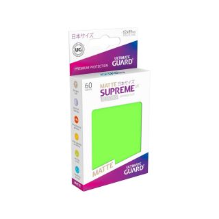 Ultimate Guard Supreme UX Sleeves Japanese Size Matte Light Green (60) (UGD010591CN)