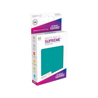 Ultimate Guard Supreme UX Sleeves Japanese Size Matte Petrol Blue (60 ct.) (UGD010593CN)
