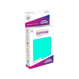 Ultimate Guard Supreme UX Sleeves Japanese Size Matte Turquoise (60) (UGD010594CN)