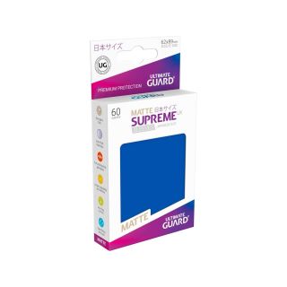 Ultimate Guard Supreme UX Sleeves Japanese Size Matte Blue (60 ct.) (UGD010598CN)