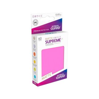 Ultimate Guard Supreme UX Sleeves Japanese Size Matte Pink (60) (UGD010600CN)