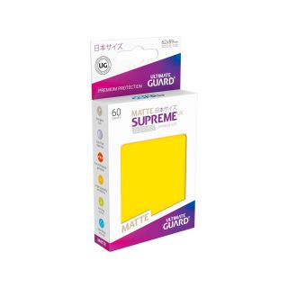 Ultimate Guard Supreme UX Sleeves Japanese Size Matte Yellow (60 ct.) (UGD010603CN)