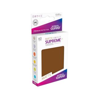 Ultimate Guard Supreme UX Sleeves Japanese Size Matte Brown (60) (UGD010605CN)