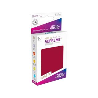 Ultimate Guard Supreme UX Sleeves Japanese Size Matte Burgundy (60) (UGD010610CN)