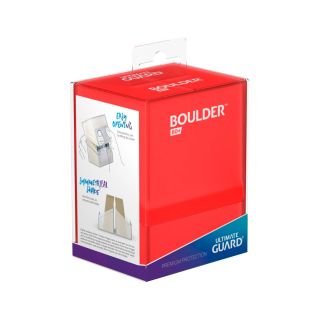 Ultimate Guard Boulder Deck Case™ 80+ Standard Size Ruby (UGD010685CN)