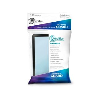 Ultimate Guard Bordifies Precise-Fit Sleeves Standard Size Black (100 ct.) (UGD010714CN)